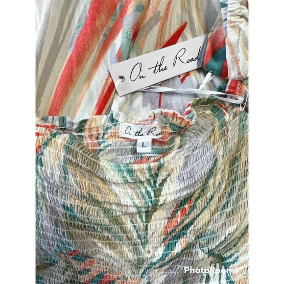 On‎ The Road Dress Spring Summer Size L. NWT Floral - Picture 7 of 7